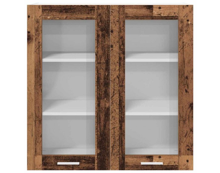 Sonata H Висящ шкаф Riga Старо дърво 80 x 31 x 80 см Инженерно дърво