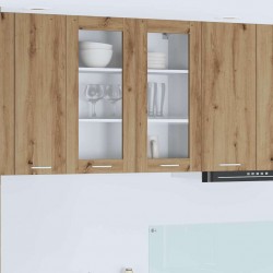 Sonata H Висящ шкаф с рафт Riga Дъб 80 x 31 x 80 см Инженерно дърво - Модули Sonata