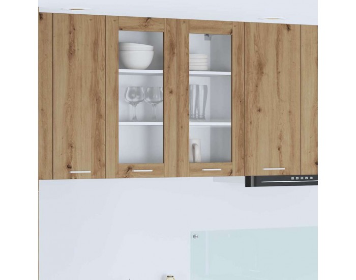 Sonata H Висящ шкаф с рафт Riga Дъб 80 x 31 x 80 см Инженерно дърво