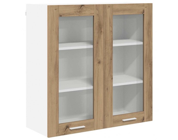 Sonata H Висящ шкаф с рафт Riga Дъб 80 x 31 x 80 см Инженерно дърво