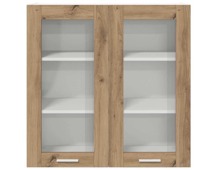 Sonata H Висящ шкаф с рафт Riga Дъб 80 x 31 x 80 см Инженерно дърво