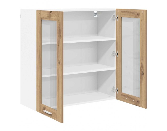 Sonata H Висящ шкаф с рафт Riga Дъб 80 x 31 x 80 см Инженерно дърво