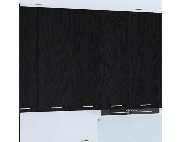 Sonata H Висящ шкаф Riga Черния дъб 30 x 31 x 100 см Инженерно дърво
