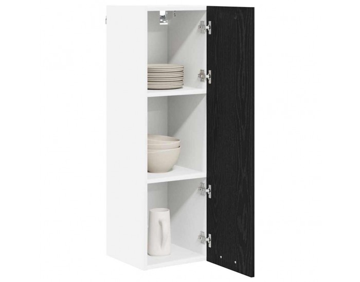 Sonata H Висящ шкаф Riga Черния дъб 30 x 31 x 100 см Инженерно дърво