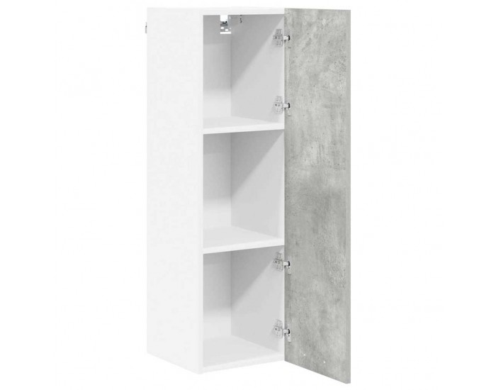 Sonata H Висящ шкаф Riga Циментено сиво 30 x 31 x 100 см Инженерно дърво