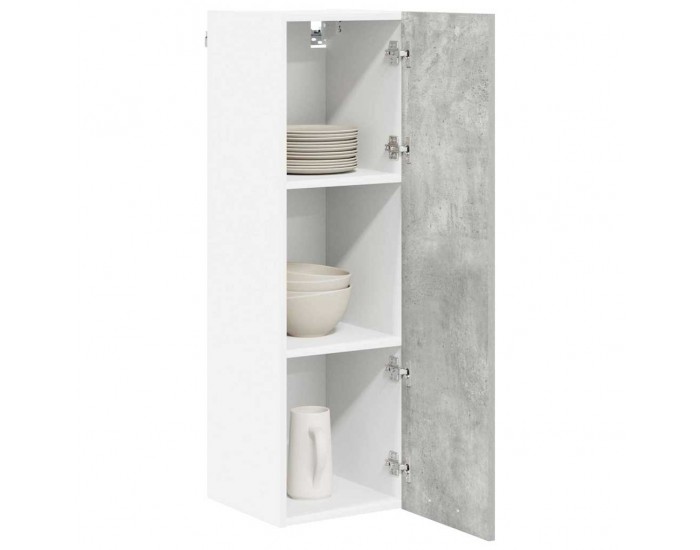 Sonata H Висящ шкаф Riga Циментено сиво 30 x 31 x 100 см Инженерно дърво