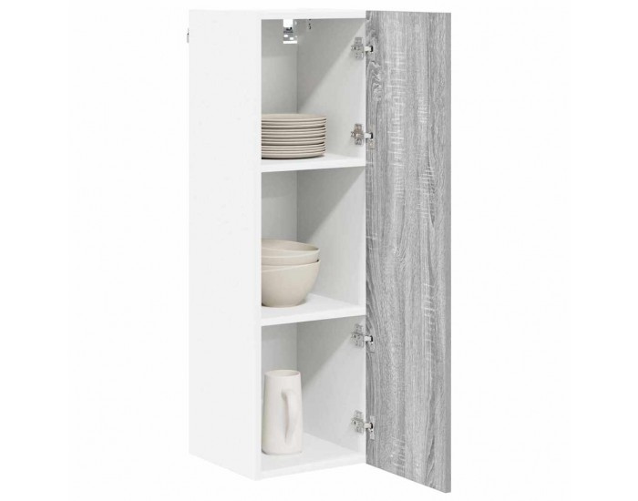 Sonata H Висящ шкаф Riga Сив Сонома 30 x 31 x 100 см Инженерно дърво