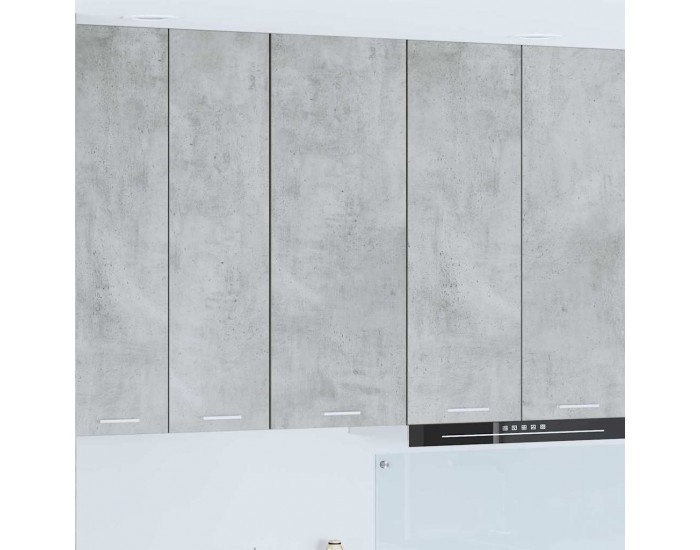 Sonata H Висящ шкаф Riga Циментено сиво 40 x 31 x 100 см Инженерно дърво