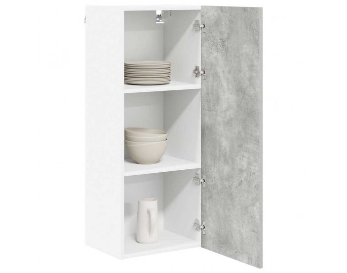 Sonata H Висящ шкаф Riga Циментено сиво 40 x 31 x 100 см Инженерно дърво