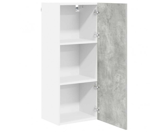 Sonata H Висящ шкаф Riga Циментено сиво 40 x 31 x 100 см Инженерно дърво