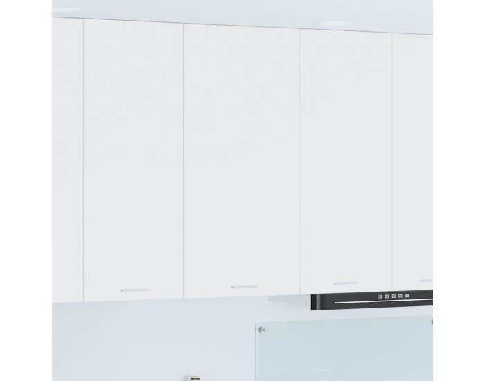 Sonata H Висящ шкаф с рафт Riga Бяло 50 x 31 x 100 см Инженерно дърво