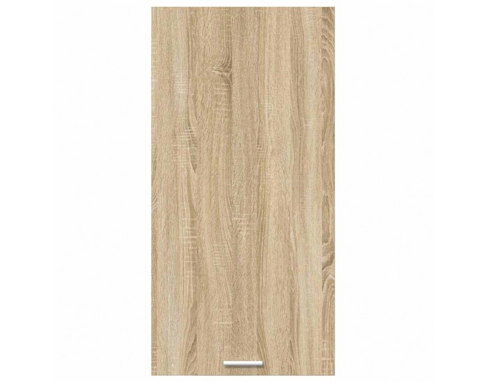 Sonata H Висящ шкаф с рафт Riga Сонома дъб и бяло 50 x 31 x 100 см