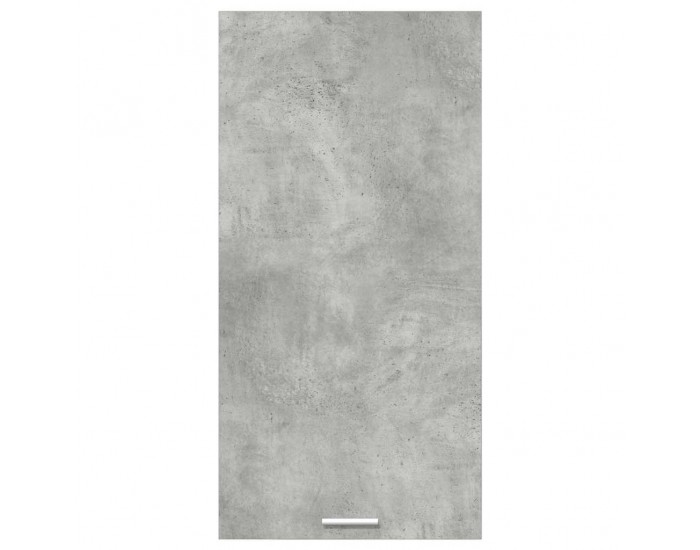 Sonata H Висящ шкаф с рафт Riga Бетон сив и бяло 50 x 31 x 100 см