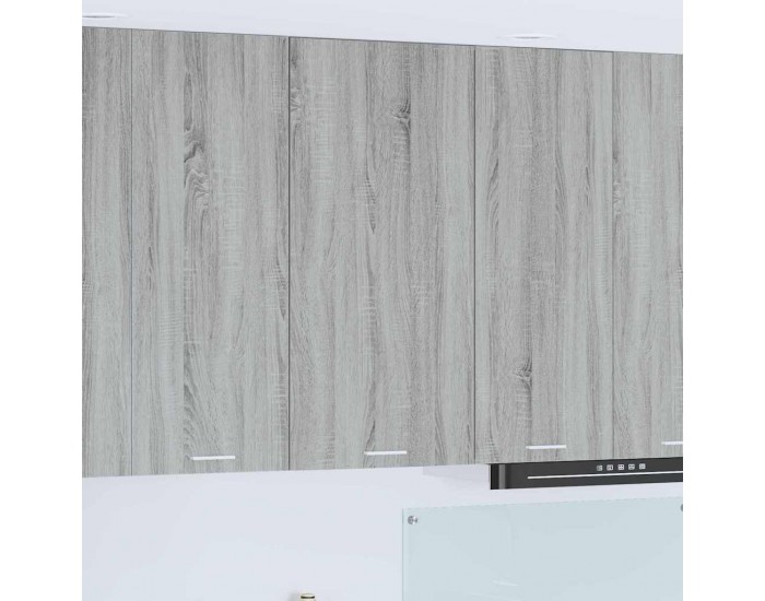 Sonata H Висящ шкаф с рафт Riga Сив Сонома и бяло 50 x 31 x 100 см