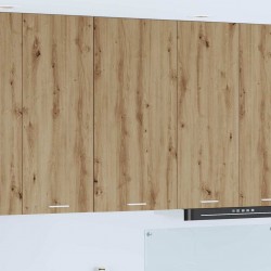 Sonata H Висящ шкаф с рафт Riga Занаятчийски дъб и бяло 50 x 31 x 100 см - Модули Sonata