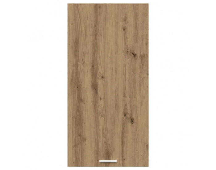 Sonata H Висящ шкаф с рафт Riga Занаятчийски дъб и бяло 50 x 31 x 100 см