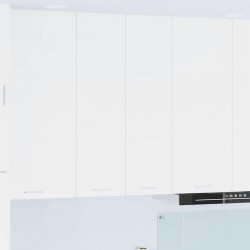 Sonata H Висящ шкаф с рафт Riga Бяло 60 x 31 x 100 см Инженерно дърво - Модули Sonata