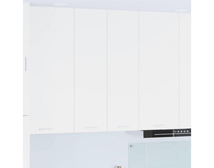 Sonata H Висящ шкаф с рафт Riga Бяло 60 x 31 x 100 см Инженерно дърво