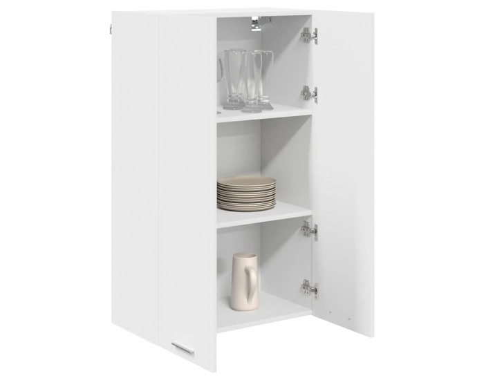 Sonata H Висящ шкаф с рафт Riga Бяло 60 x 31 x 100 см Инженерно дърво