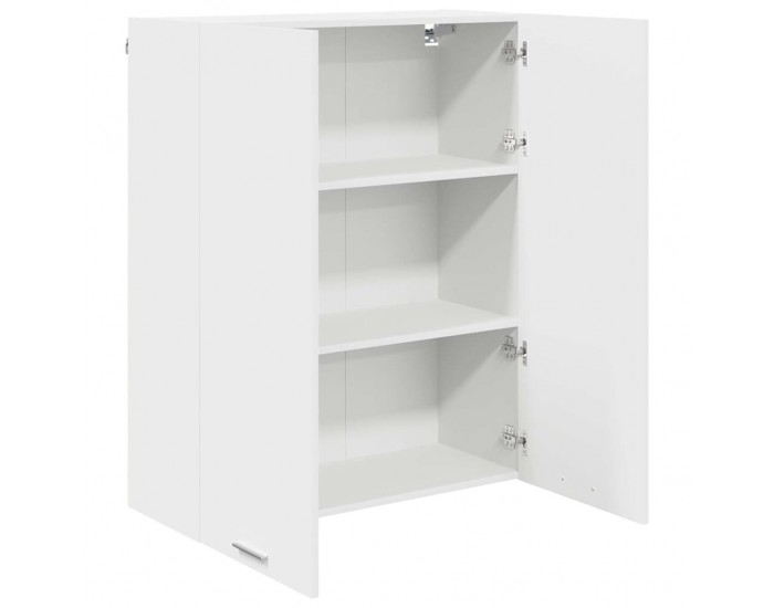 Sonata H Висящ шкаф с рафт Riga Бяло 80 x 31 x 100 см Инженерно дърво