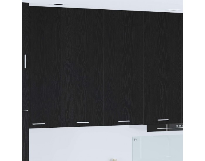 Sonata H Висящ шкаф Riga Черния дъб 80 x 31 x 100 см Инженерно дърво