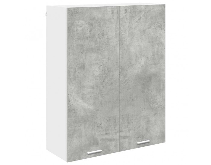 Sonata H Висящ шкаф Riga Циментено сиво 80 x 31 x 100 см Инженерно дърво