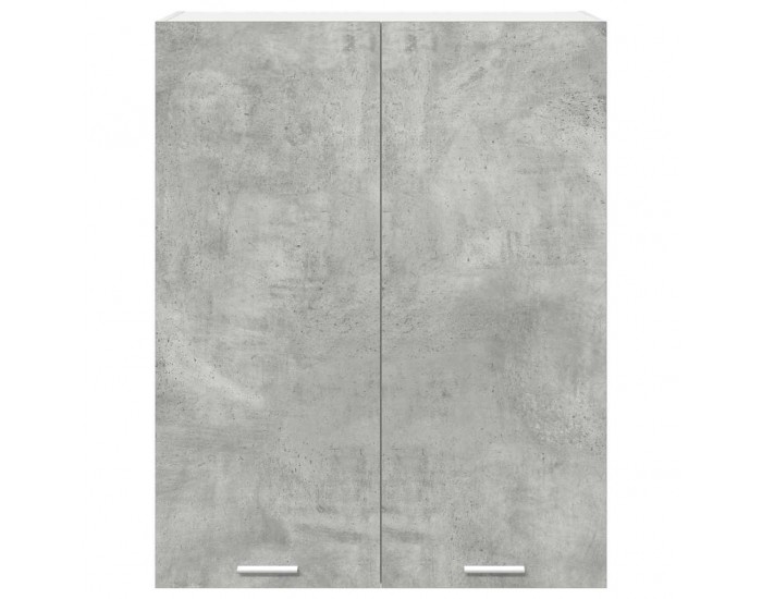 Sonata H Висящ шкаф Riga Циментено сиво 80 x 31 x 100 см Инженерно дърво