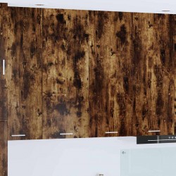 Sonata H Висящ шкаф Riga Димян дъб 80 x 31 x 100 см Инженерно дърво - Модули Sonata