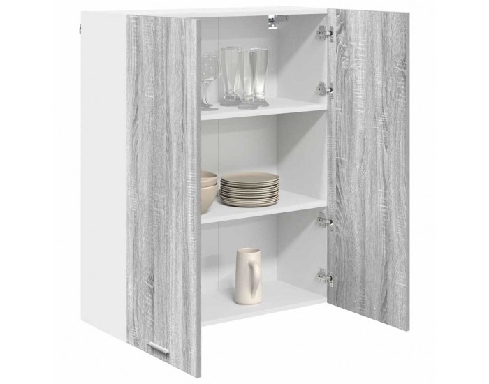 Sonata H Висящ шкаф Riga Сив Сонома 80 x 31 x 100 см Инженерно дърво