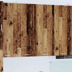 Sonata H Висящ шкаф Riga Старо дърво 80 x 31 x 100 см Инженерно дърво - Модули Sonata