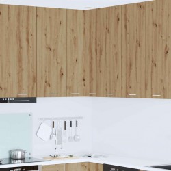 Sonata H Висящ шкаф с рафт Riga Занаятчийски дъб и бяло 57 x 57 x 100 см - Модули Sonata