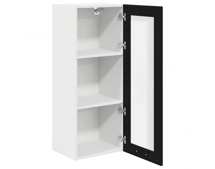 Sonata H Висящ шкаф Riga Черния дъб 40 x 31 x 100 см Инженерно дърво