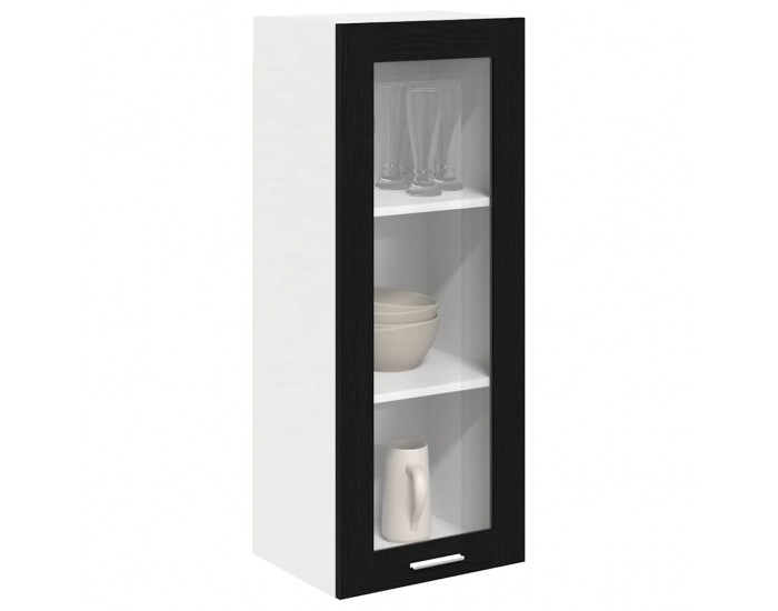 Sonata H Висящ шкаф Riga Черния дъб 40 x 31 x 100 см Инженерно дърво