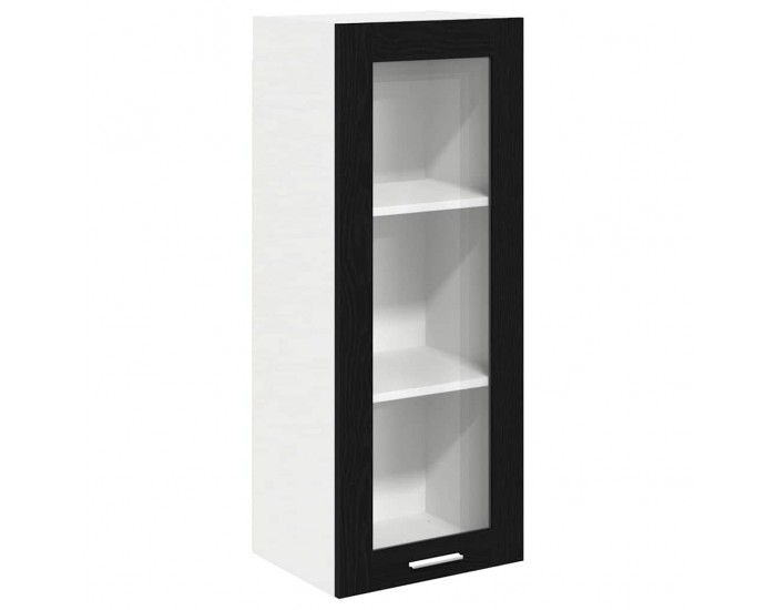 Sonata H Висящ шкаф Riga Черния дъб 40 x 31 x 100 см Инженерно дърво