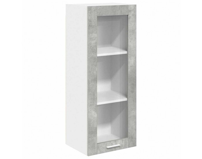 Sonata H Висящ шкаф Riga Циментено сиво 40 x 31 x 100 см Инженерно дърво