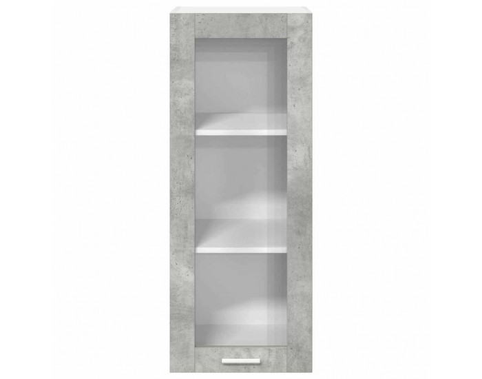 Sonata H Висящ шкаф Riga Циментено сиво 40 x 31 x 100 см Инженерно дърво