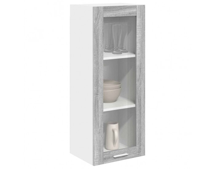 Sonata H Висящ шкаф Riga Сив Сонома 40 x 31 x 100 см Инженерно дърво