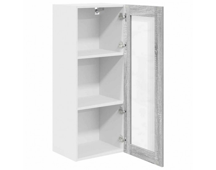 Sonata H Висящ шкаф Riga Сив Сонома 40 x 31 x 100 см Инженерно дърво