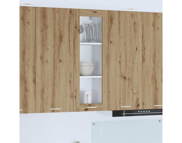 Sonata H Висящ шкаф с рафт Riga Дъб 40 x 31 x 100 см Инженерно дърво