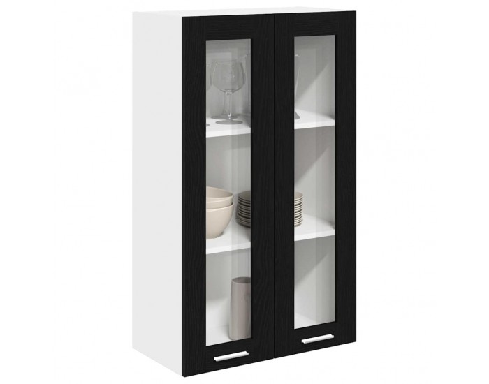 Sonata H Висящ шкаф Riga Черния дъб 60 x 31 x 100 см Инженерно дърво