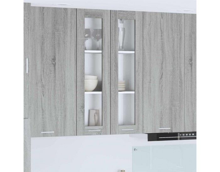 Sonata H Висящ шкаф Riga Сив Сонома 60 x 31 x 100 см Инженерно дърво