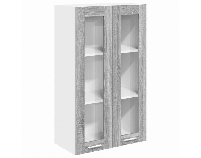 Sonata H Висящ шкаф Riga Сив Сонома 60 x 31 x 100 см Инженерно дърво