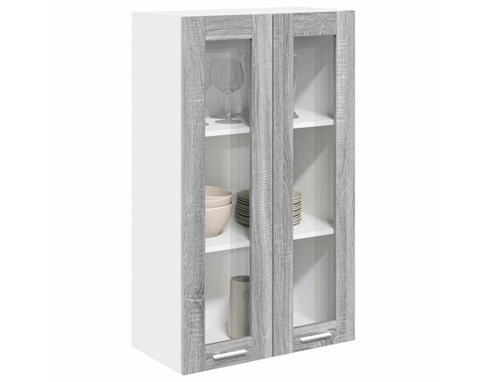 Sonata H Висящ шкаф Riga Сив Сонома 60 x 31 x 100 см Инженерно дърво