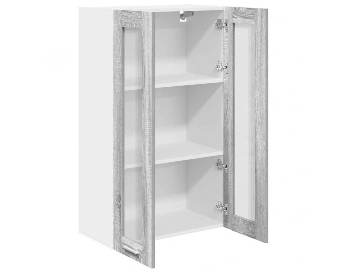 Sonata H Висящ шкаф Riga Сив Сонома 60 x 31 x 100 см Инженерно дърво