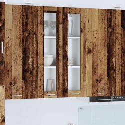 Sonata H Висящ шкаф Riga Старо дърво 60 x 31 x 100 см Инженерно дърво - Модули Sonata