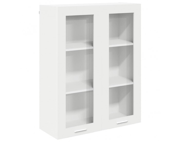 Sonata H Висящ шкаф с рафт Riga Бяло 80 x 31 x 100 см Инженерно дърво