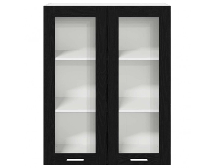 Sonata H Висящ шкаф Riga Черния дъб 80 x 31 x 100 см Инженерно дърво