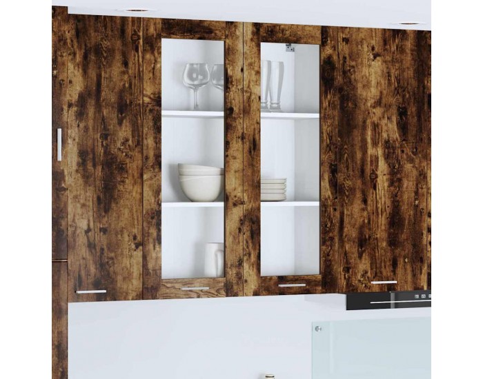 Sonata H Висящ шкаф Riga Димян дъб 80 x 31 x 100 см Инженерно дърво