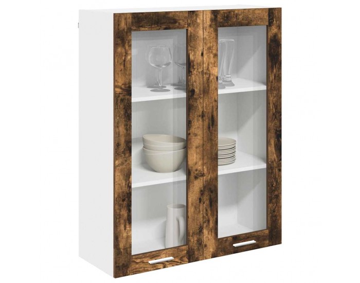 Sonata H Висящ шкаф Riga Димян дъб 80 x 31 x 100 см Инженерно дърво