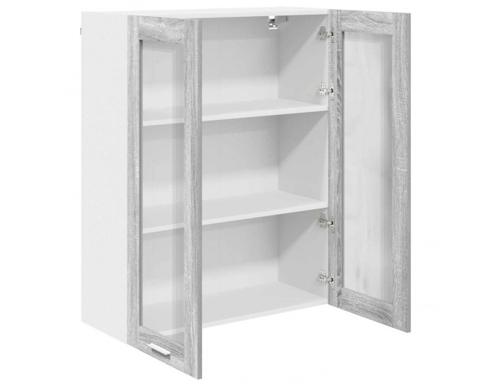 Sonata H Висящ шкаф Riga Сив Сонома 80 x 31 x 100 см Инженерно дърво